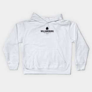 Williamsburg (black) Kids Hoodie